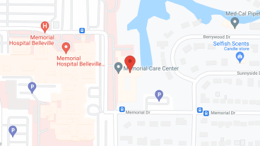 Memorial Care Center- Belleville Mem Hosp in google map