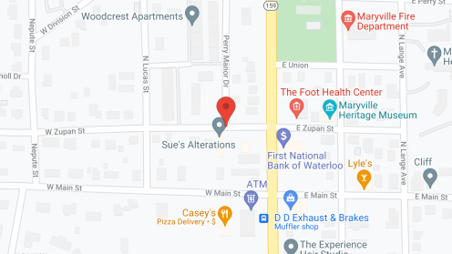 Map of the neighborhood around Lighthouse