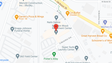 Brandon Wood Retirement Center in google map