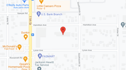 Map of the neighborhood around Ken-Rock Apartments