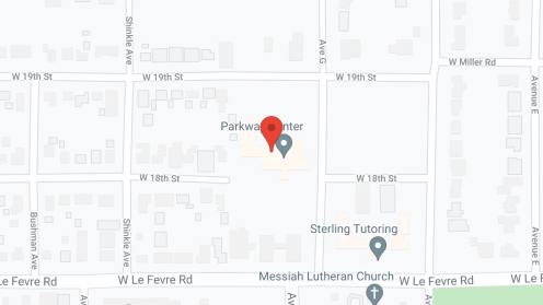 Map of the neighborhood around Parkway Center
