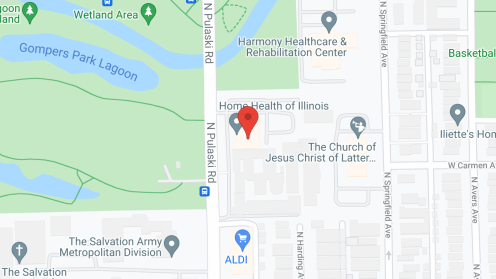 Map of the neighborhood around Fairmont Care
