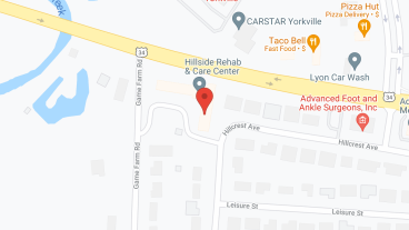 Hillside Nursing & Rehab in google map