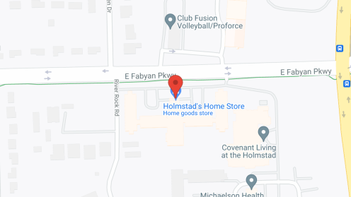 Map of the neighborhood around The Holmstad