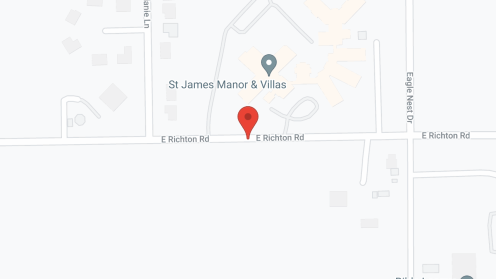 Map of the neighborhood around St James Manor and Villas