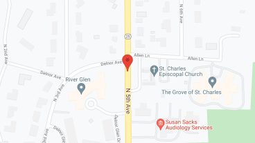 River Glen of St. Charles in google map