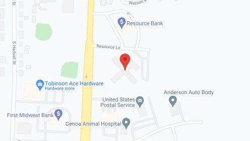 Map of the neighborhood around Genesis House