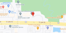 Sunrise of Bloomingdale in google map