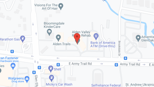 Map of the neighborhood around Alden Valley Ridge
