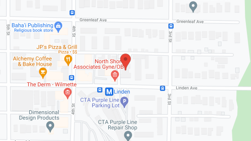Map of the neighborhood around Shore Line Place