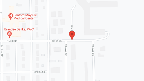 Map of the neighborhood around Luther Memorial Home