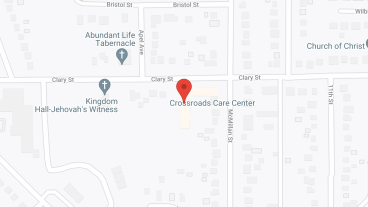 Crossroads Care Ctr in google map