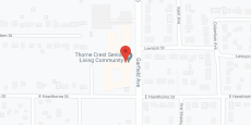 Thorne Crest Senior Living Community, a CCRC in google map