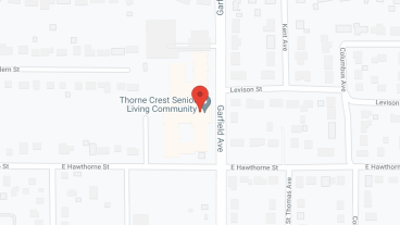 Thorne Crest Senior Living Community, a CCRC in google map