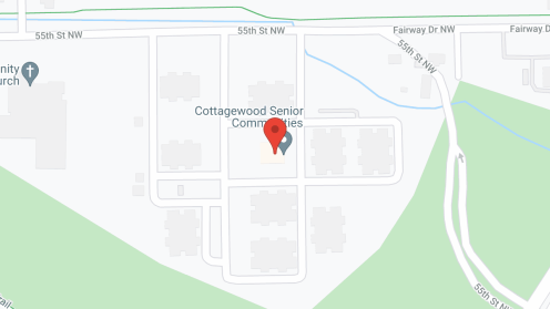 Map of the neighborhood around Cottagewood Memory Care Rochester