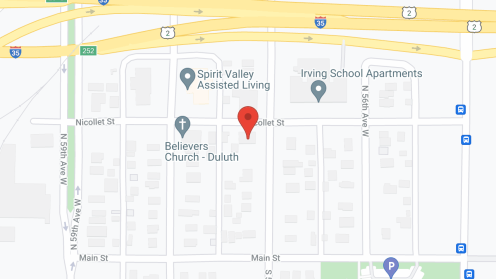 Map of the neighborhood around Cornerstone House