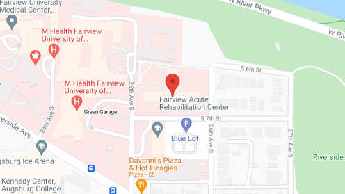 Map of the neighborhood around Fairview Riverside Medical Ctr
