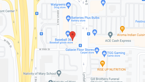 Map of the neighborhood around SummerHouse of Bloomington