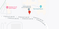 The Wellstead of Rogers and Diamondcrest in google map