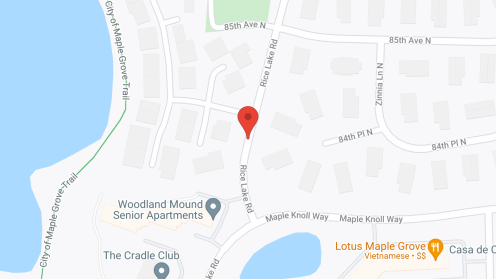Map of the neighborhood around Woodland Mounds