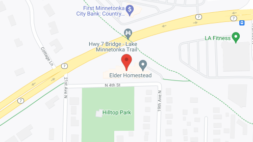 Map of the neighborhood around Elder Homestead