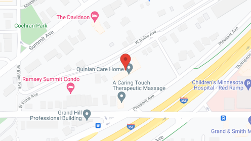 Map of the neighborhood around Quinlan CARE Home
