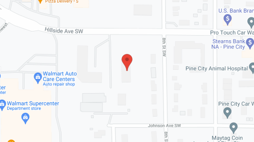 Map of the neighborhood around Halter Pines Two