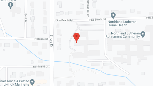 Map of the neighborhood around Northland Village