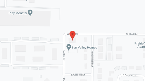 Map of the neighborhood around Sun Valley East