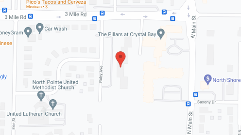 Map of the neighborhood around Lincoln Villas North