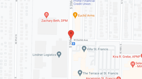 Map of the neighborhood around Terrace At St Francis
