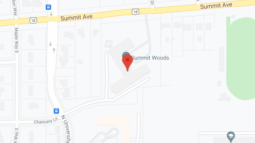 Map of the neighborhood around Summit Woods