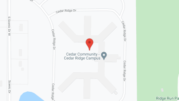 Cedar Ridge Apartments in google map