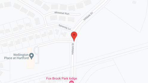Map of the neighborhood around Wellington Place at Hartford