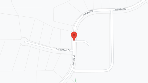 Map of the neighborhood around Vennehjem
