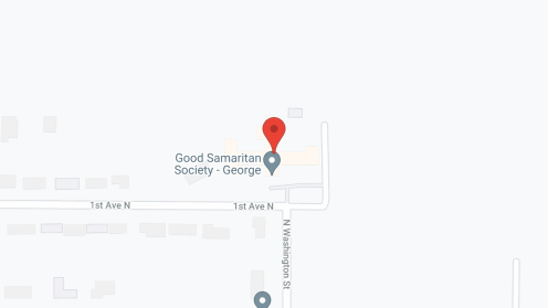 Map of the neighborhood around Good Samaritan Society-George
