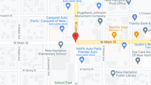 Map of the neighborhood around New Hampton Nursing & Rehab