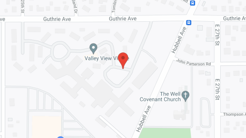 Map of the neighborhood around Valley View Village