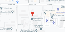 Wesley on Grand in google map
