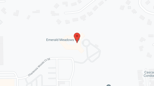 Map of the neighborhood around Care Cardinal Cascade