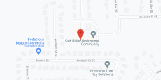 Oak Ridge Retirement Community in google map
