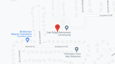 Oak Ridge Retirement Community in google map