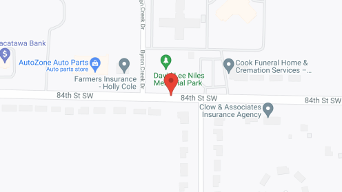 Map of the neighborhood around Care Cardinal Byron Center