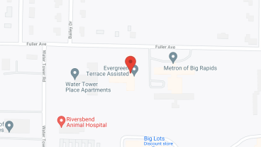Evergreen Terrace Assisted Living in google map