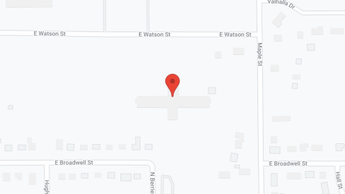 Map of the neighborhood around Maple Grove Apartments