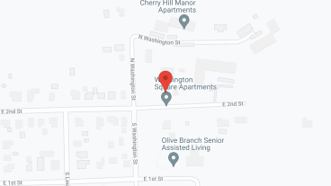 Washington Square Apartments in google map