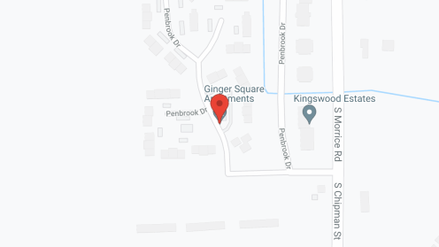 Map of the neighborhood around Pennbrook Apartments