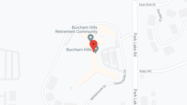 Burcham Hills in google map