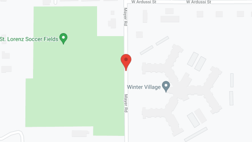 Map of the neighborhood around Holiday Winter Village