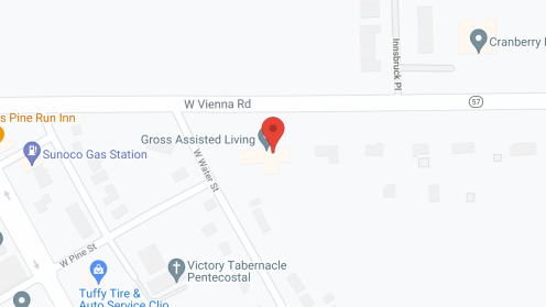 Map of the neighborhood around Gross AFC #4